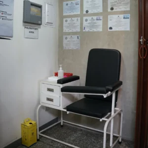 Blood extraction area